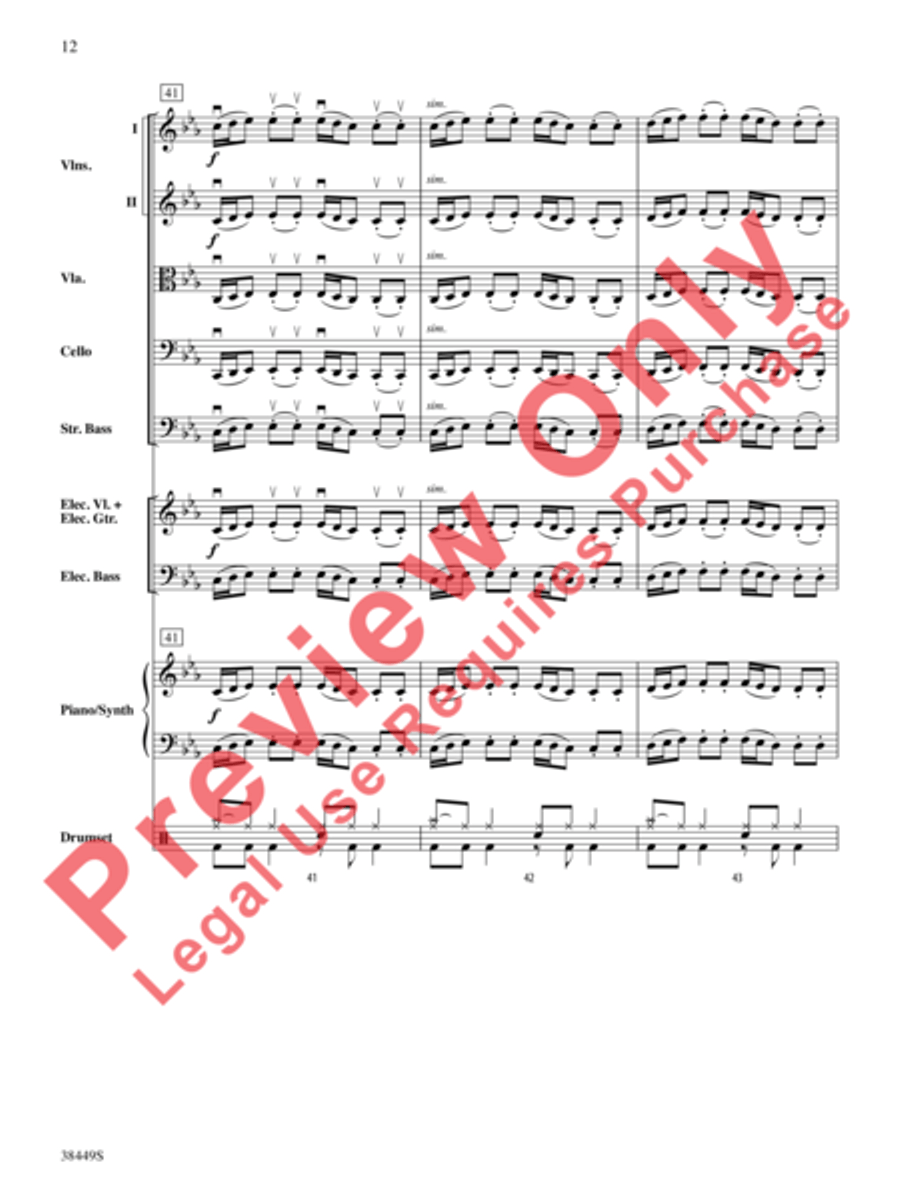 Requiem (The Fifth) String Orchestra scores gallery preview page 13