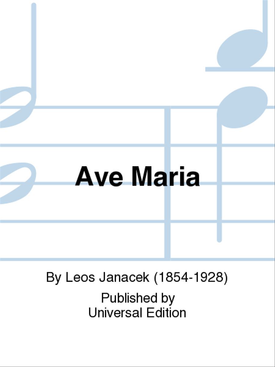 Ave Maria Ave Maria 4-Part scores gallery preview page 1