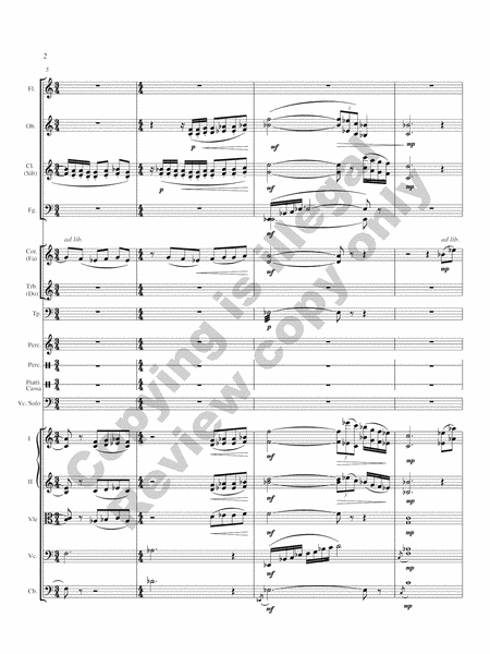 Concerto for Violoncello and Orchestra (Additional Orchestra Score)