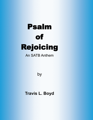 Book cover for Psalm of Rejoicing