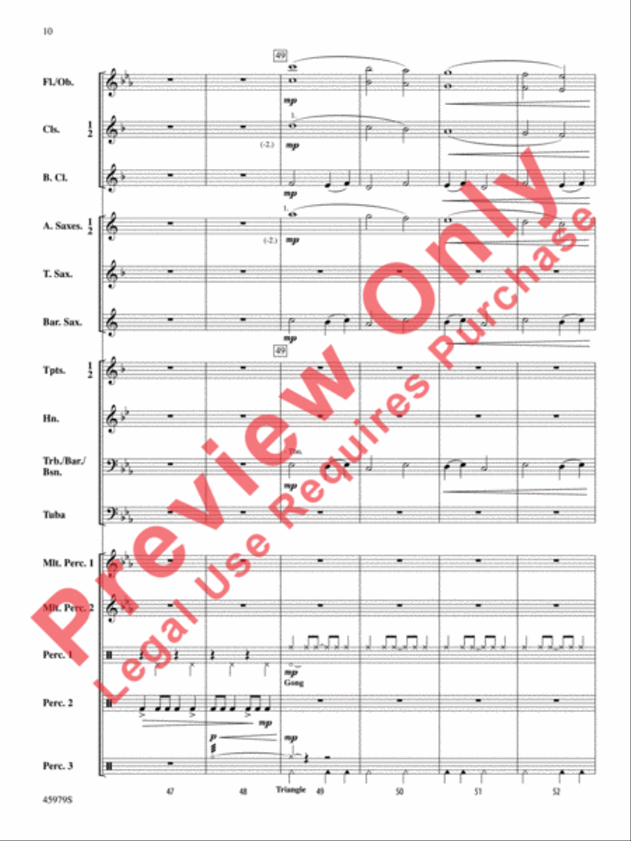 Ring, Ring, Ring! Ring, Ring, Ring! Concert Band scores gallery preview page 11