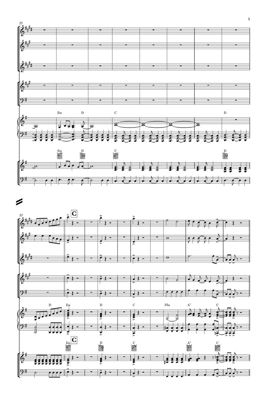 Welcome To The Rock Concert Band scores gallery preview page 3