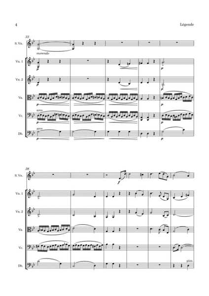 Legende for Violin and String Orchestra Op.17 image number null