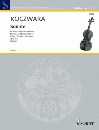 Kocwara - Sonata C Major Op 2 No 2 Viola/Piano