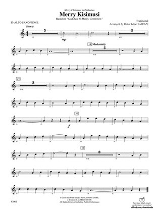 Merry Kisimusi: E-flat Alto Saxophone