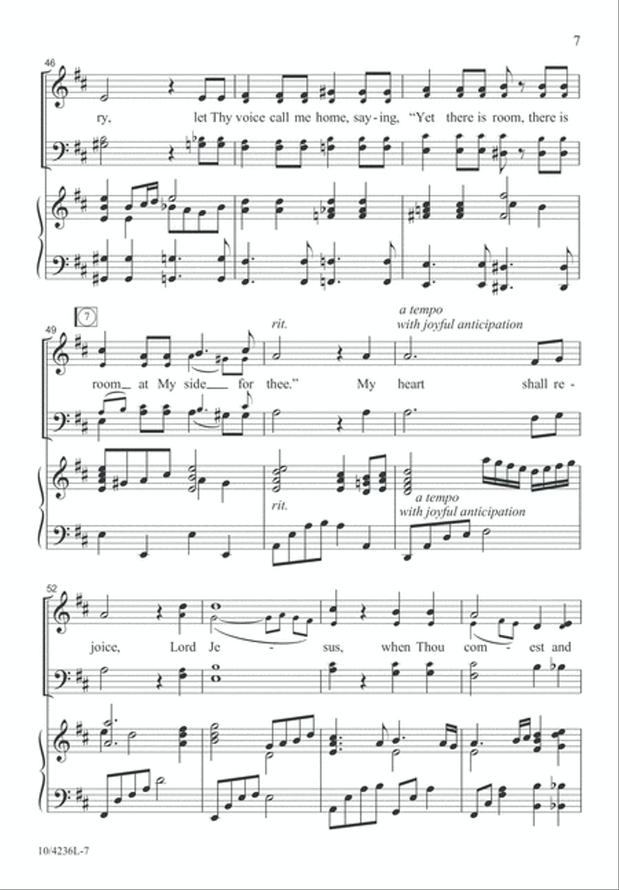 Come to My Heart 4-Part scores gallery preview page 7