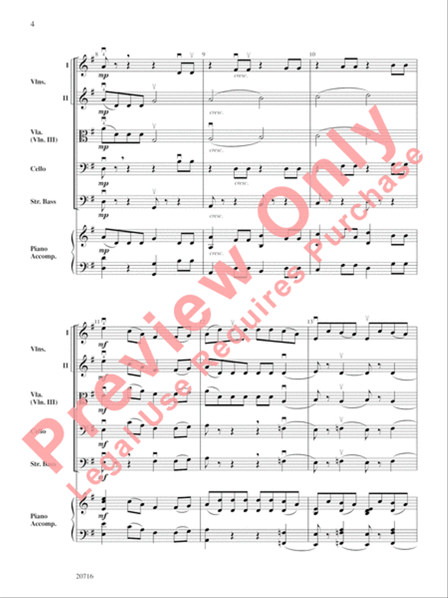 Anvil Chorus Anvil Chorus String Orchestra scores gallery preview page 5