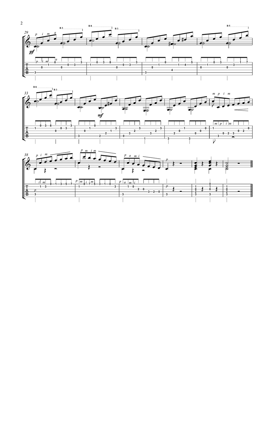 25 STUDIES FOR THE GUITAR, MATTEO CARCASSI OPUS 60 Acoustic Guitar scores gallery preview page 2