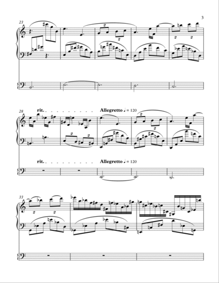 Impersonata: First Movement Piano Solo scores gallery preview page 3