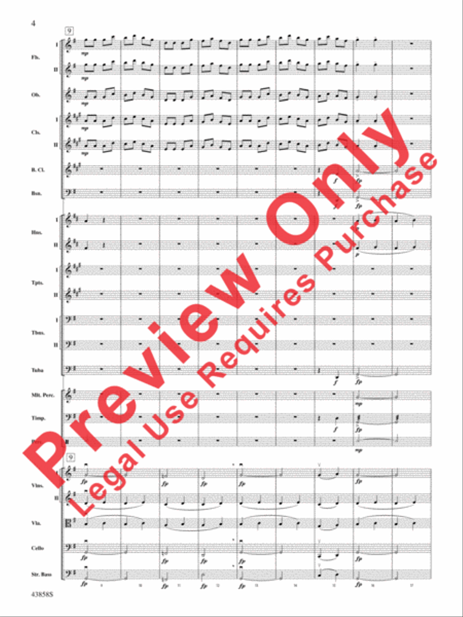 A Northumbrian Folk Song Suite Full Orchestra scores gallery preview page 5