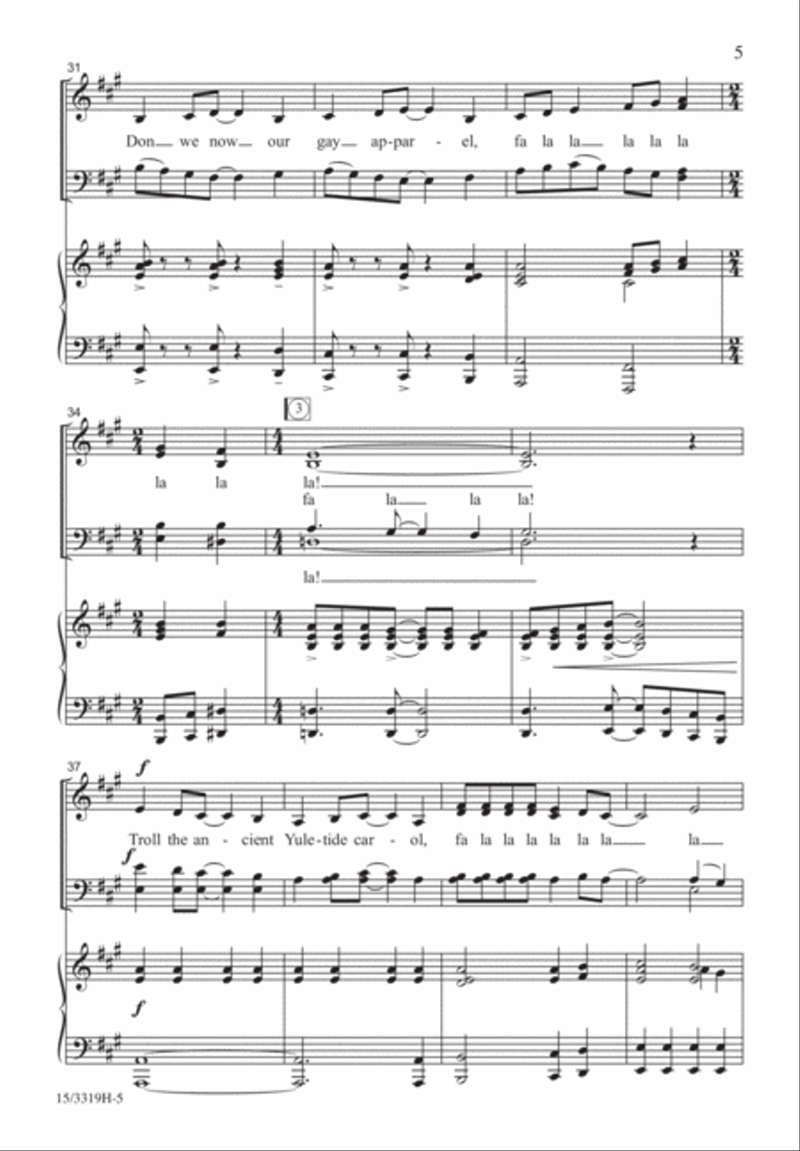 It's Christmas! It's Christmas! 4-Part scores gallery preview page 5