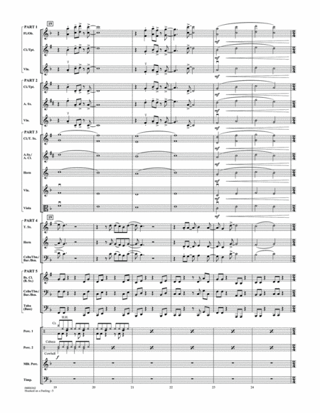 Hooked On A Feeling - Conductor Score (Full Score)