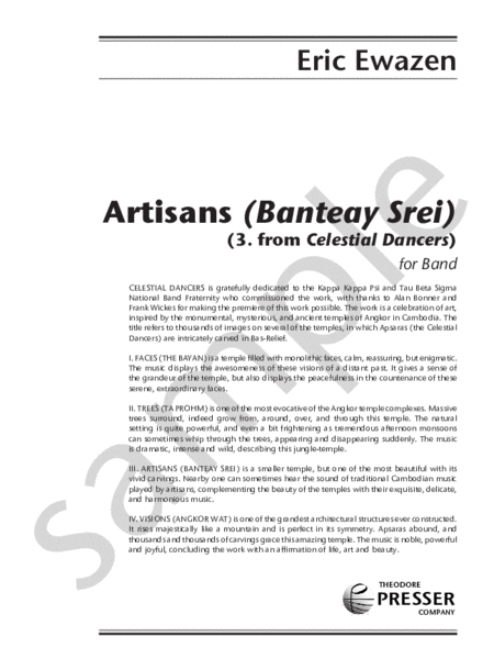 Artisans (3. From Celestial Dancers)