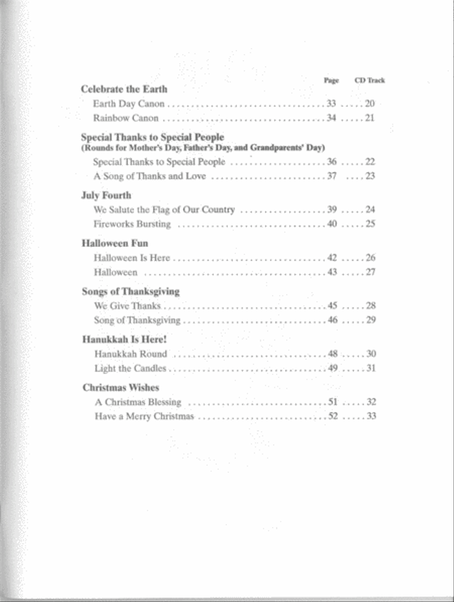 Singing Round the Year Choir scores gallery preview page 3