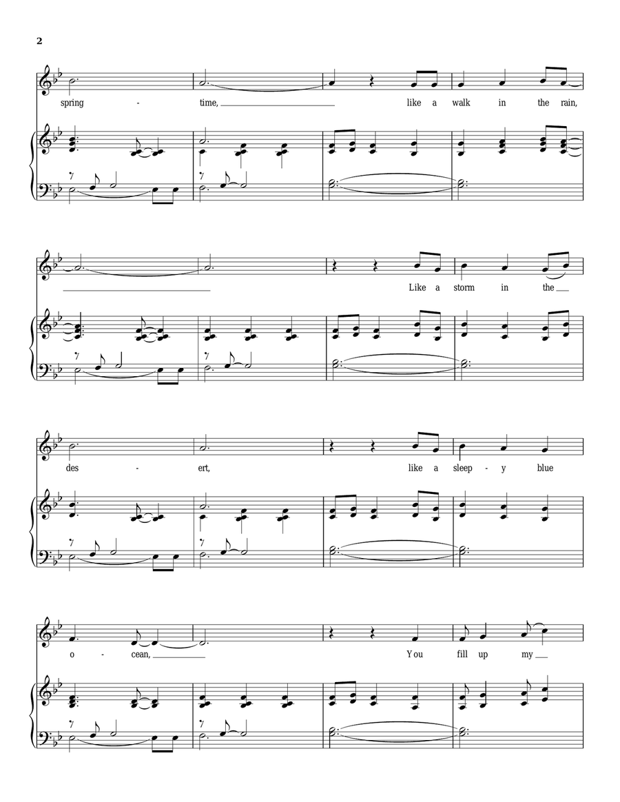 Annie's Song Annie's Song Piano, Vocal scores gallery preview page 2