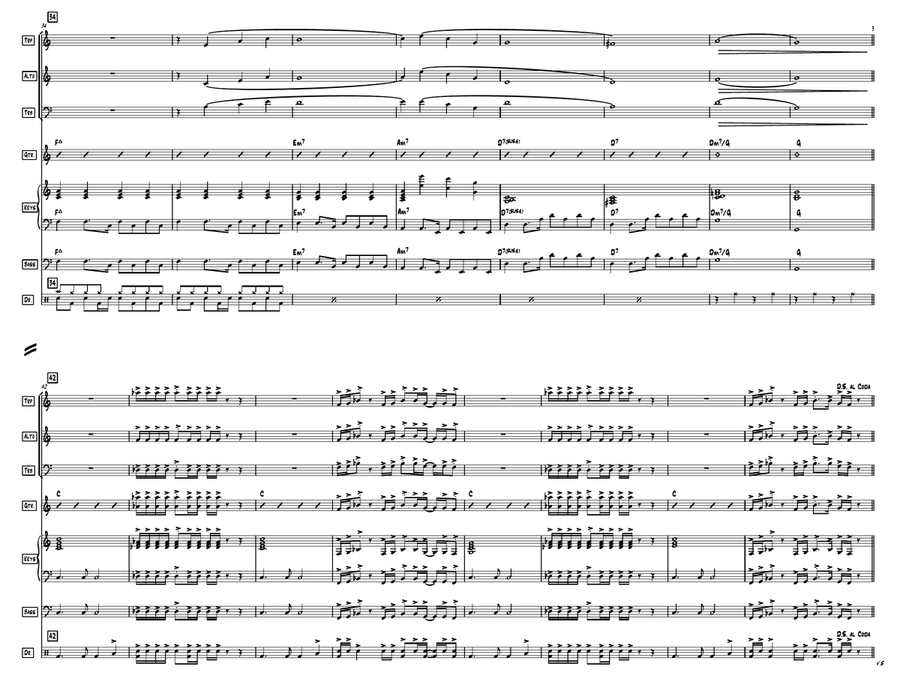 Will You Love Me Tomorrow (Will You Still Love Me Tomorrow) Large Ensemble scores gallery preview page 3