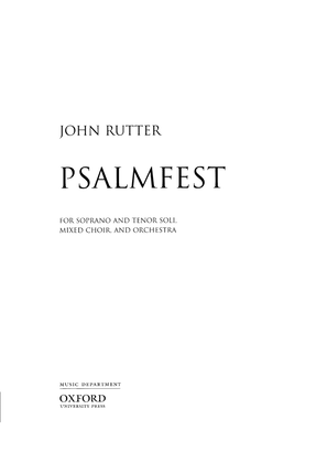 Book cover for Psalmfest