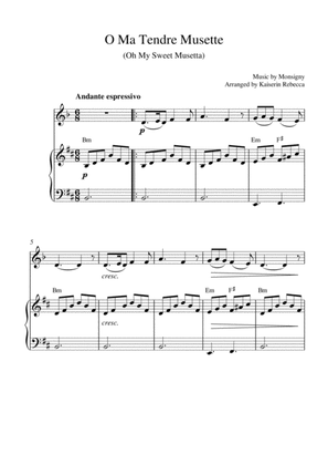 O Ma Tendre Musette (Oh My Sweet Musetta) (clarinet in A and piano)