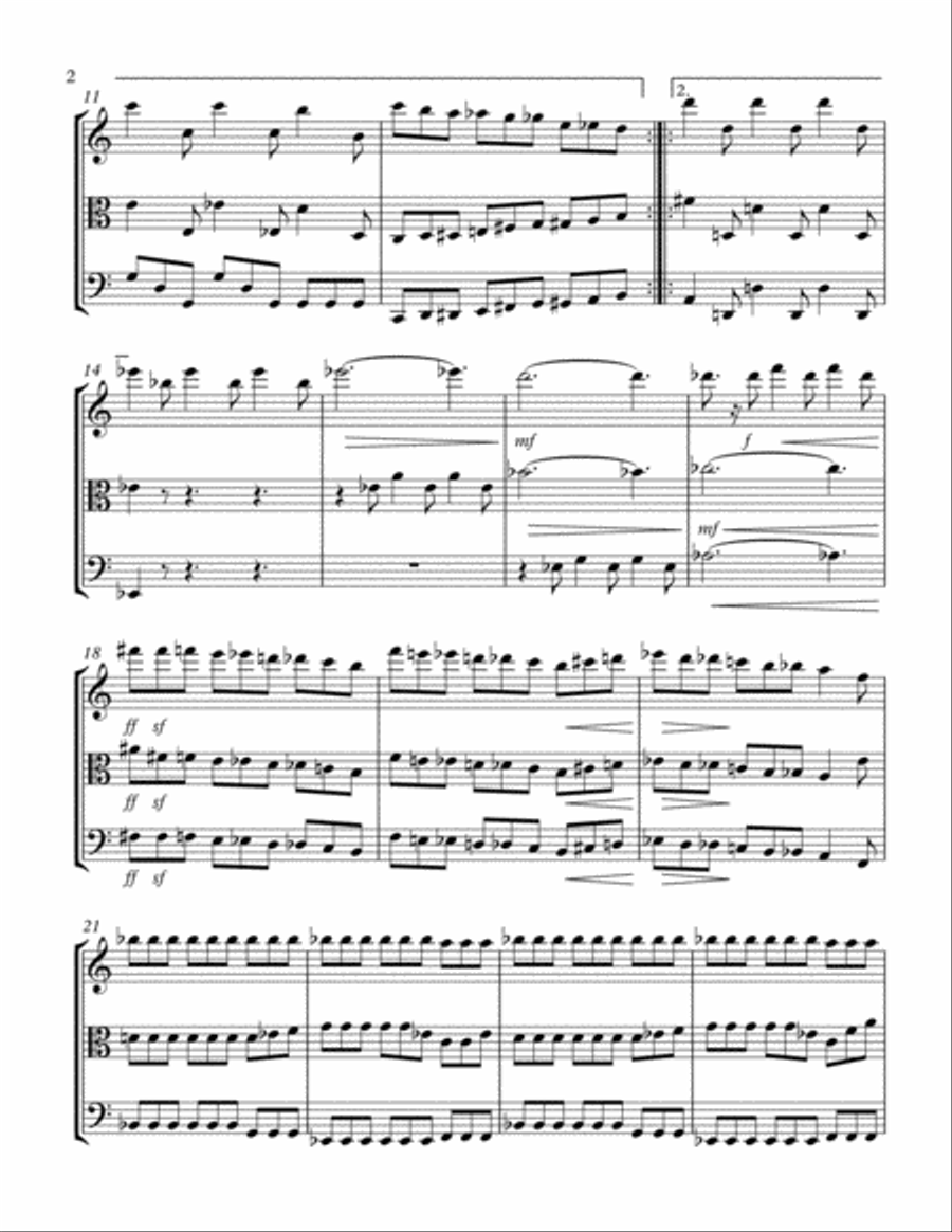 Hurricane Iris String Trio scores gallery preview page 2