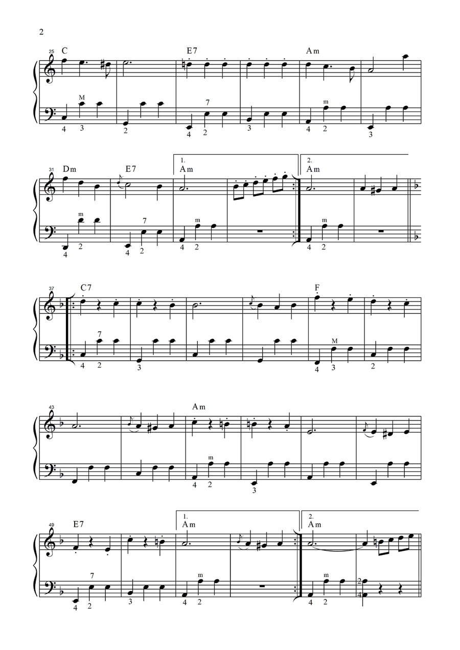Waves of the Danube Accordion scores gallery preview page 3