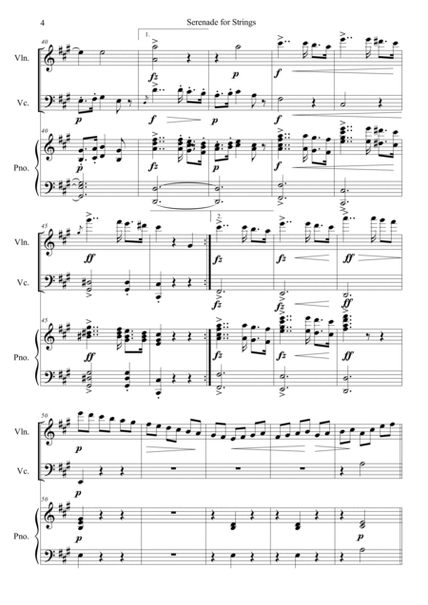 Serenade for Strings in E Major Op.22, II image number null