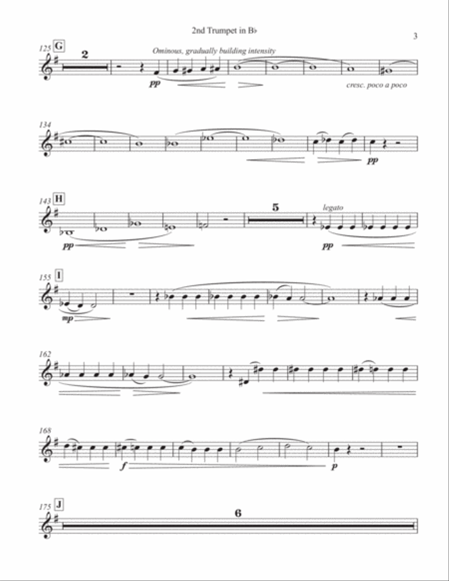 Molto Allegro from Spring Quartet, No. 14, K 387 - Bb Trumpet 2 Brass Quintet scores gallery preview page 3