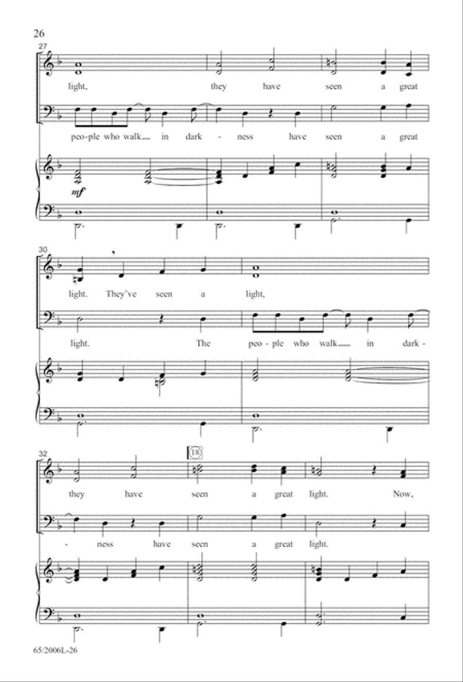 I Hear the Prophet Callin' 3-Part scores gallery preview page 27