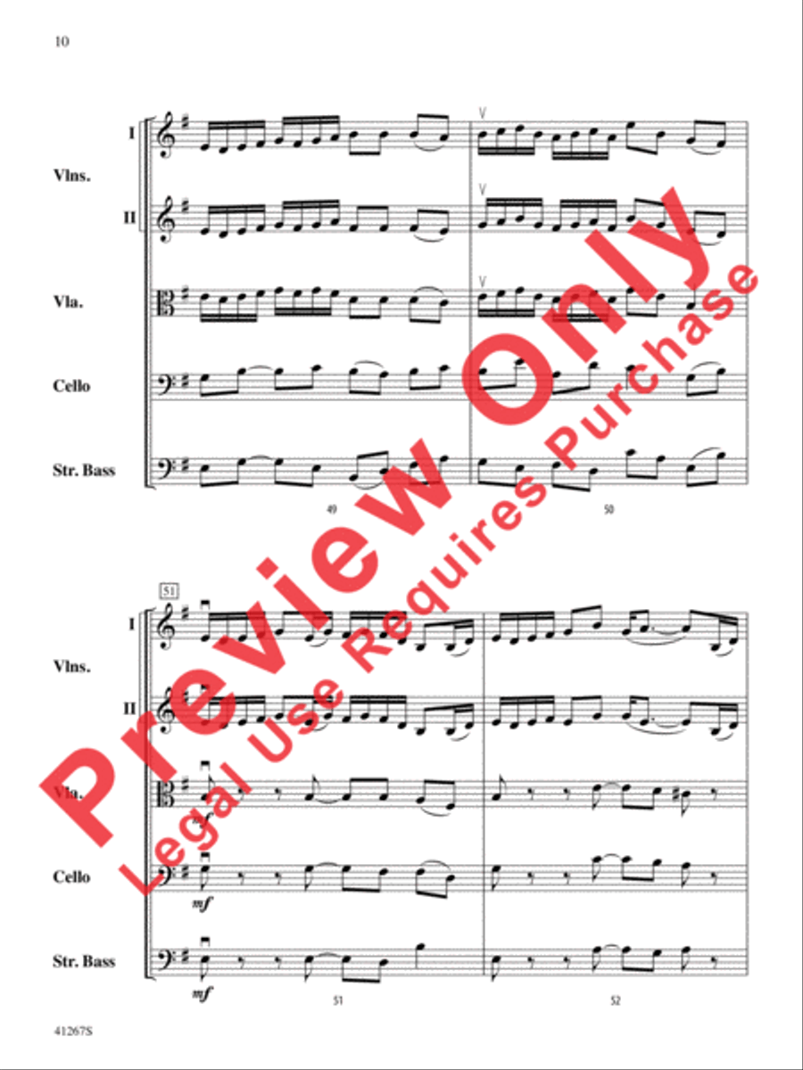 Paean Paean String Orchestra scores gallery preview page 11