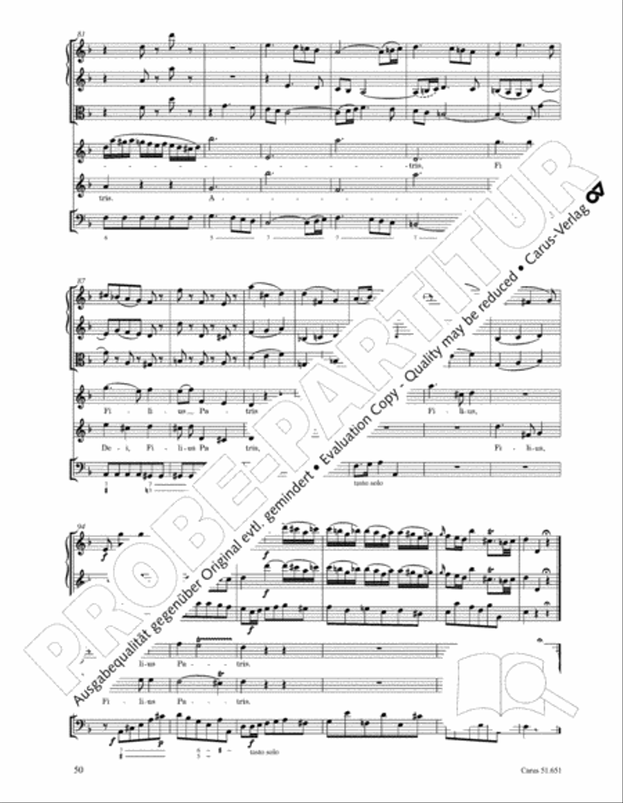 C Minor Mass, K. 427 (Missa in c KV 427) 4-Part scores gallery preview page 66