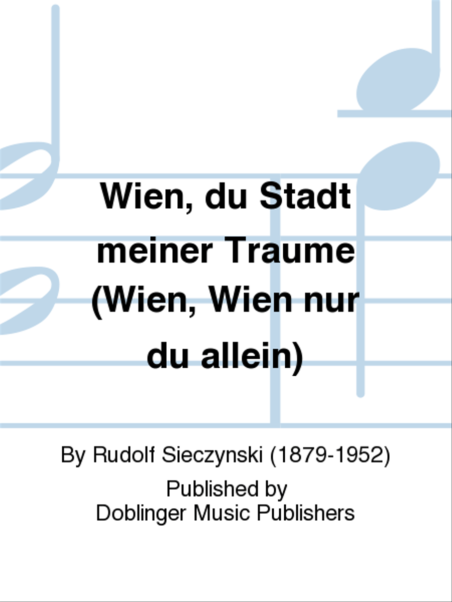 Wien, du Stadt meiner Traume (Wien, Wien nur du allein) 4-Part scores gallery preview page 1