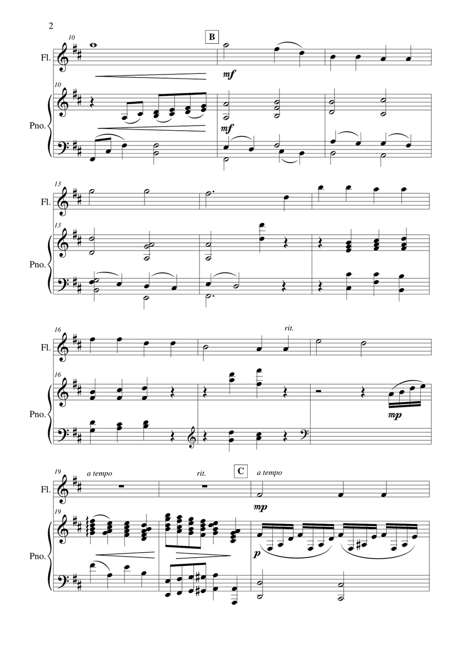 Cead Mile Failte Romhat Cead Mile Failte Romhat Flute Solo scores gallery preview page 3