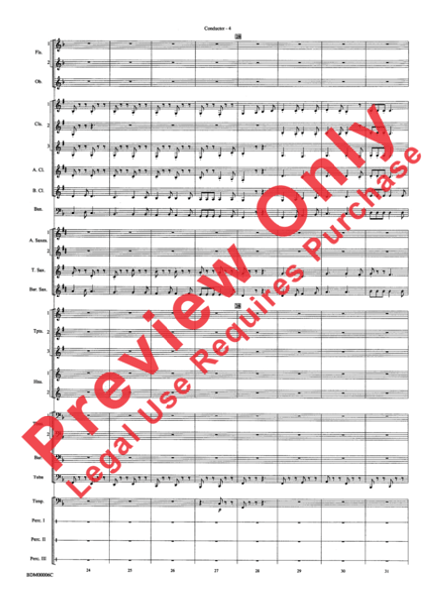 Children's March Concert Band scores gallery preview page 6