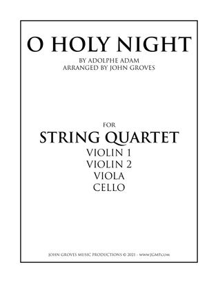 Book cover for O Holy Night - String Quartet