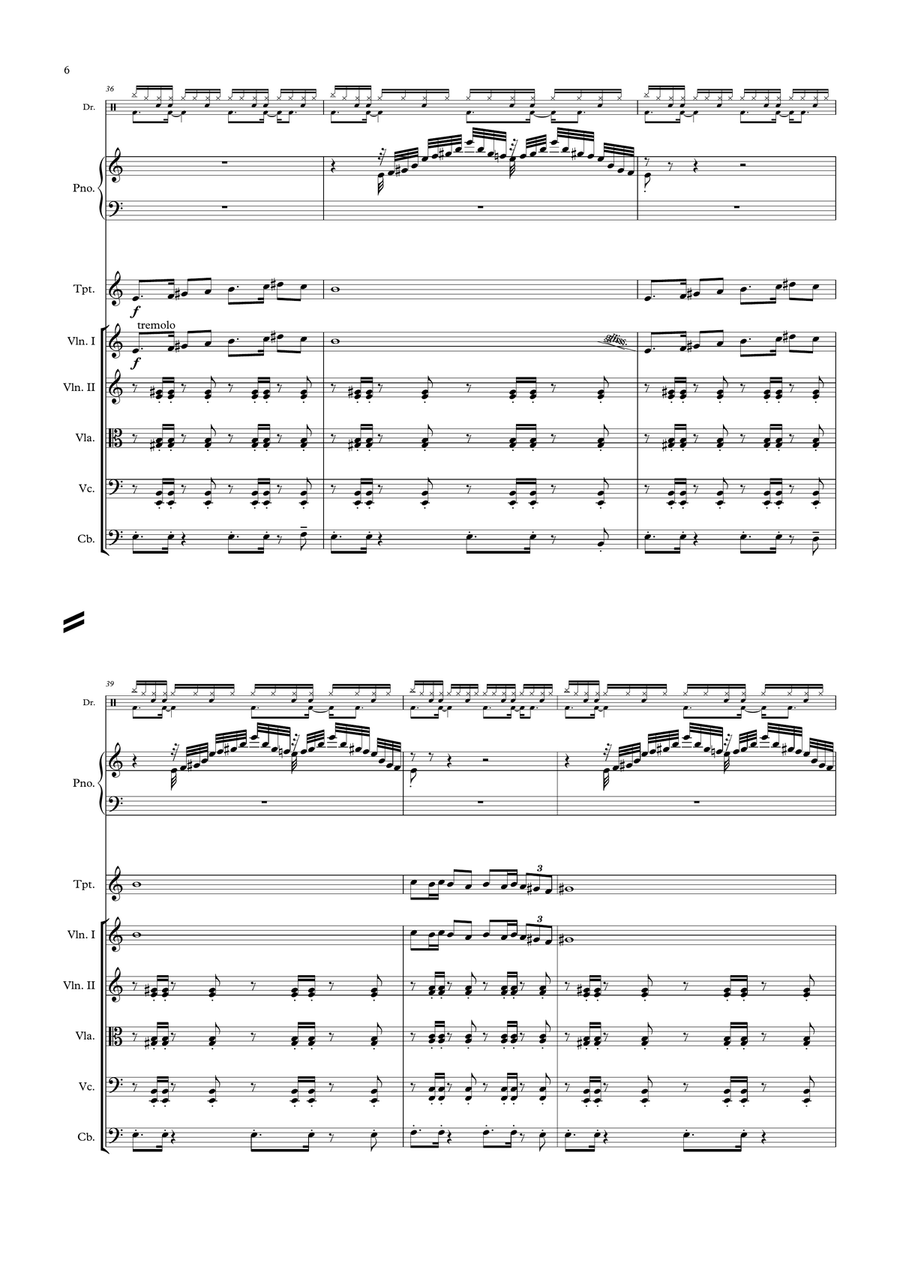 Misirlou for string orchestra String Orchestra scores gallery preview page 6