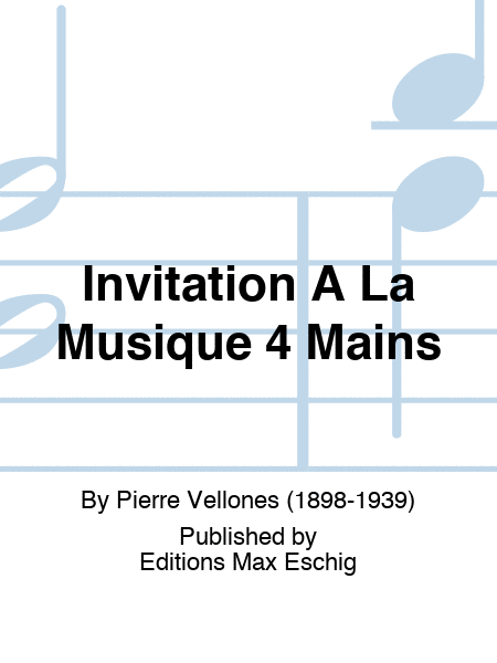 Invitation A La Musique 4 Mains