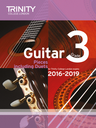 Book cover for Guitar Exam Pieces 2016-2019: Grade 3