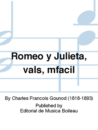 Romeo y Julieta, vals, mfacil