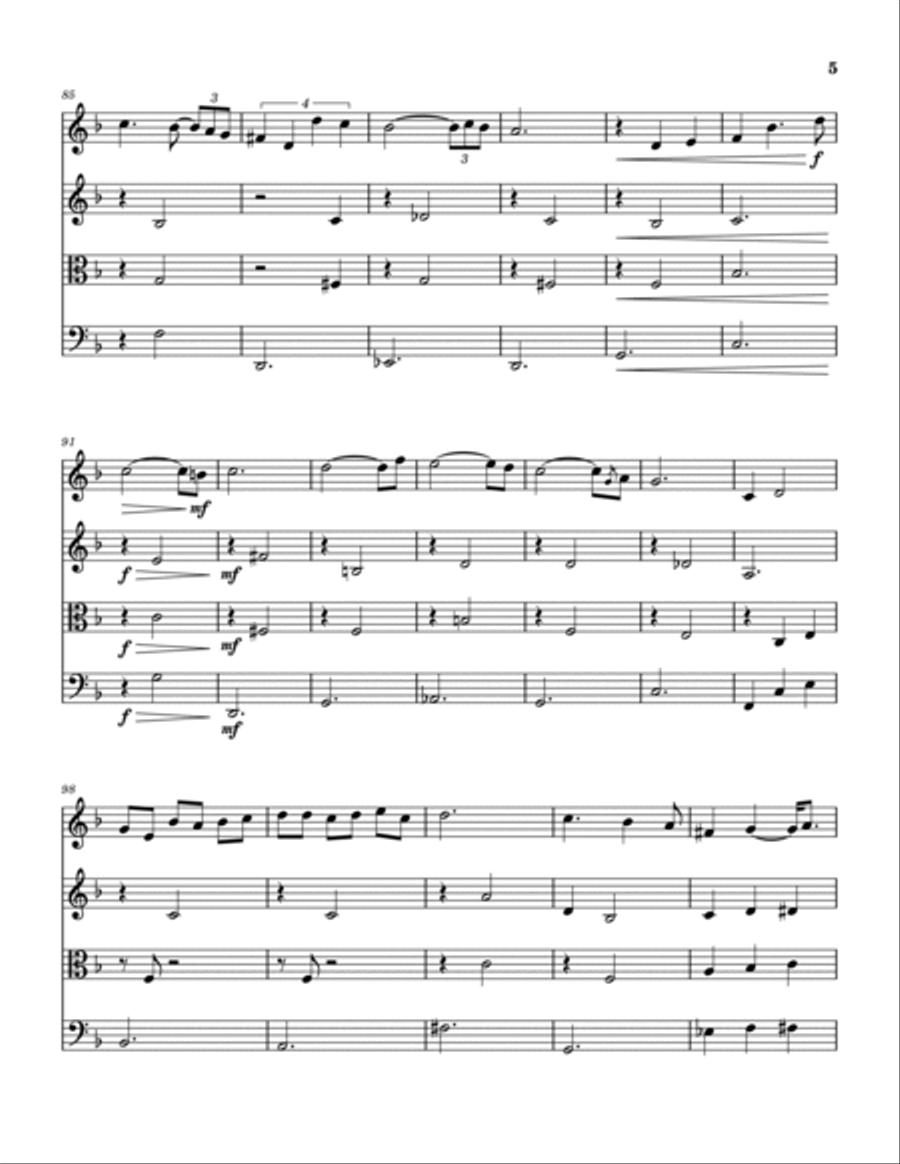 Anna String Quartet scores gallery preview page 6