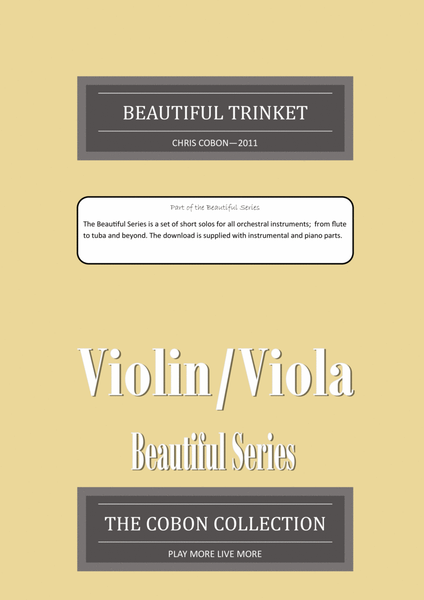 No.1 Beautiful Trinket for Violin or Viola image number null