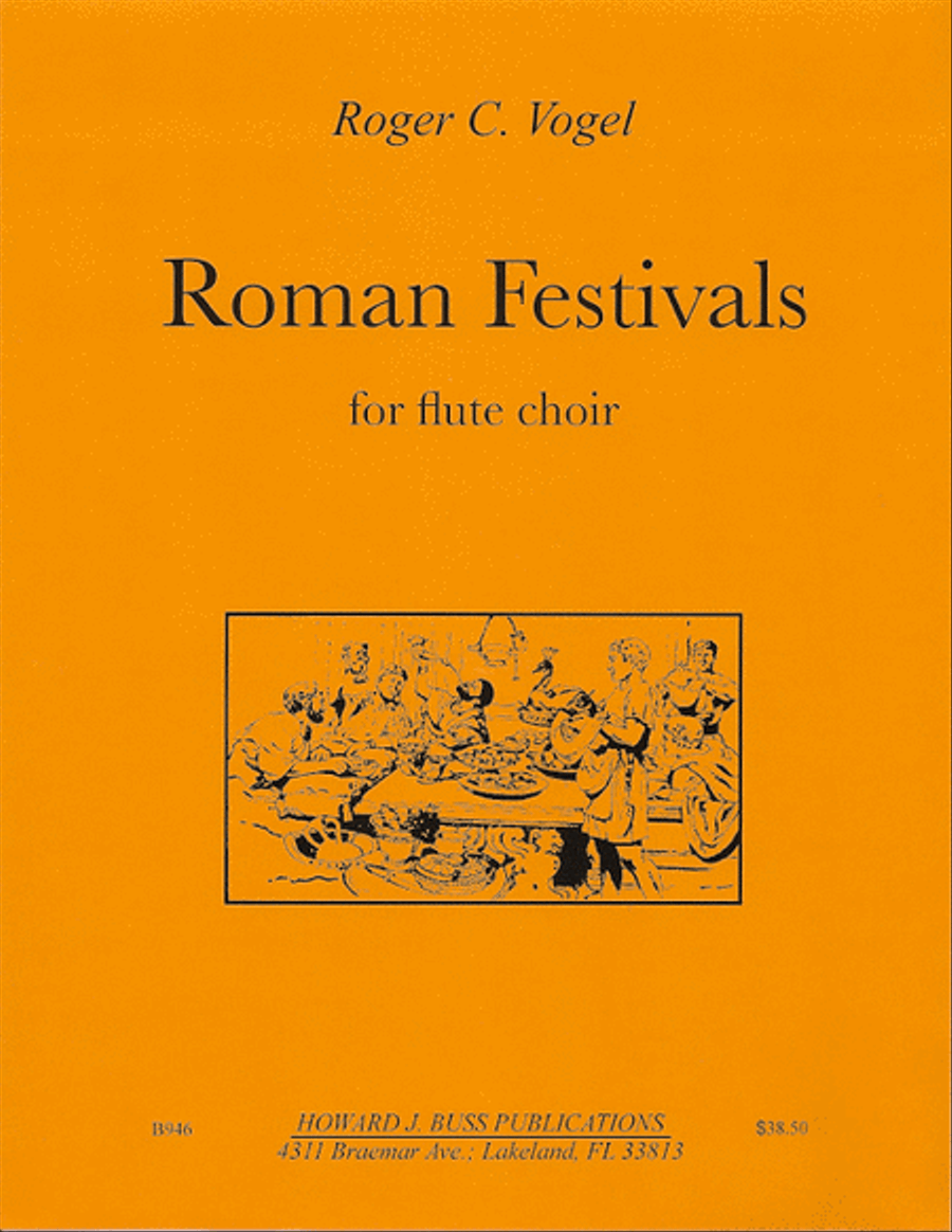 Roman Festivals Roman Festivals Flute Choir scores gallery preview page 1