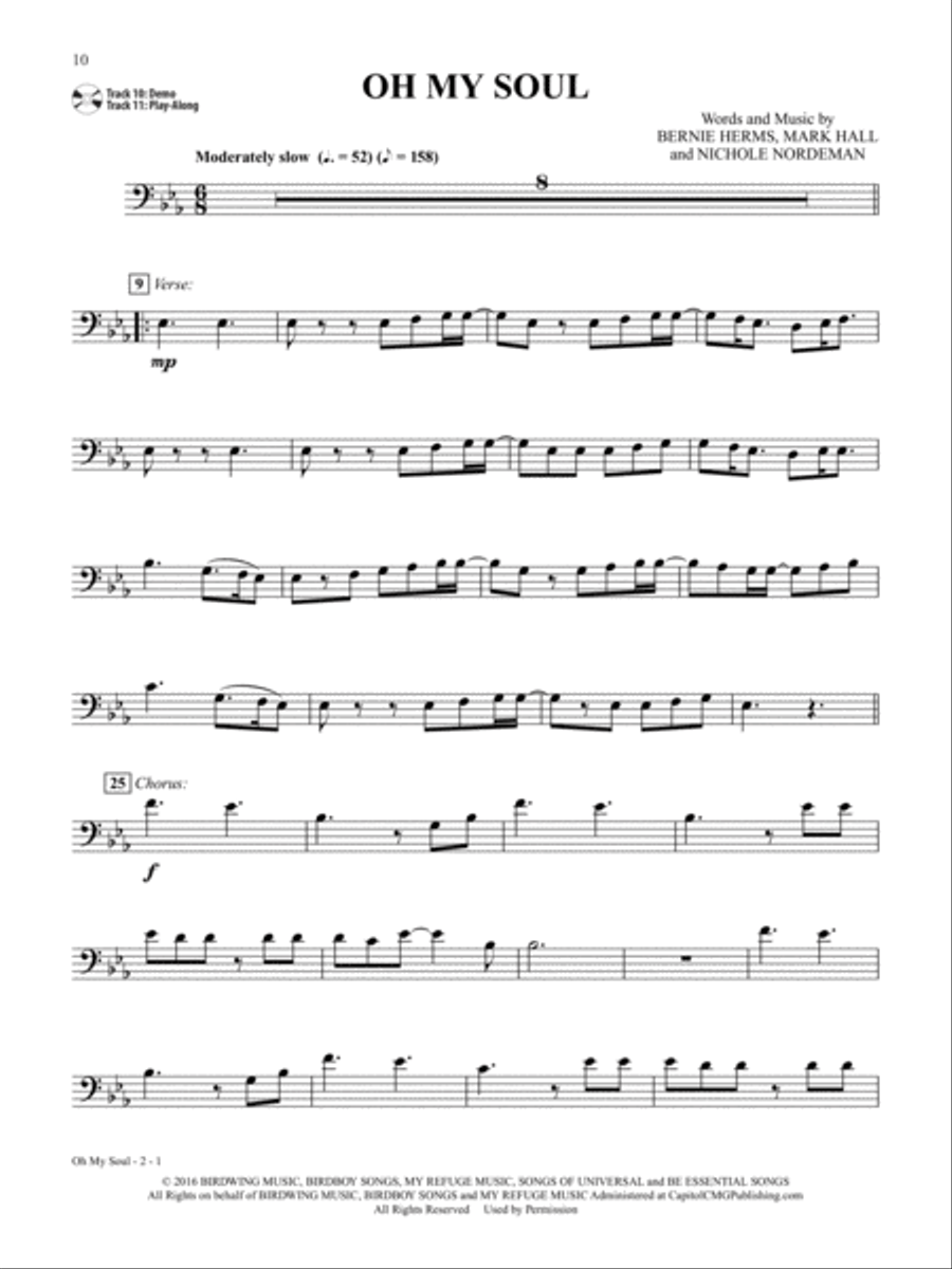Top Christian Hits Instrumental Solos Trombone scores gallery preview page 4