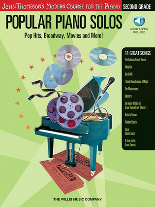 Book cover for Popular Piano Solos – Grade 2 – Book/Audio