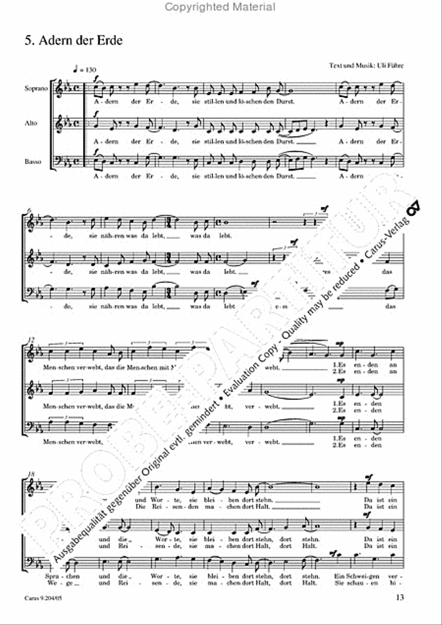 Flusse wie du 3-Part scores gallery preview page 14