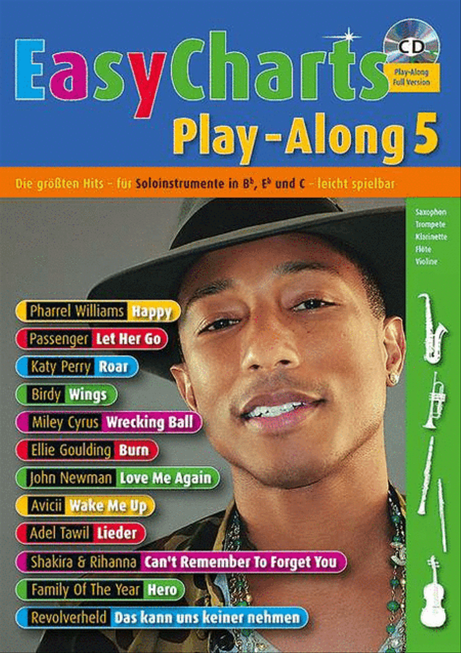 Easy Charts Play-Along Easy Charts Play-Along CD scores gallery preview page 1