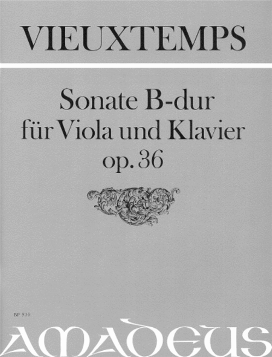 Sonata Bb major op. 36 Piano Accompaniment scores gallery preview page 1
