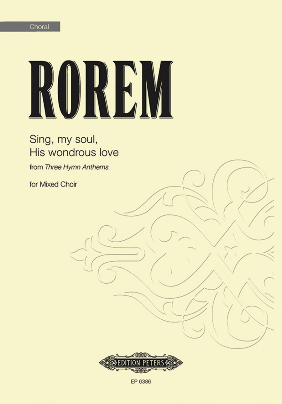 Sing, My Soul, His Wondrous Love 4-Part scores gallery preview page 1
