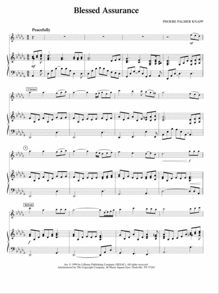 Instrumental Hymn Solos, Vol. 4 Piano scores gallery preview page 2