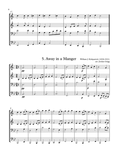 14 Christmas Carols (arranged for Brass Quartet) image number null