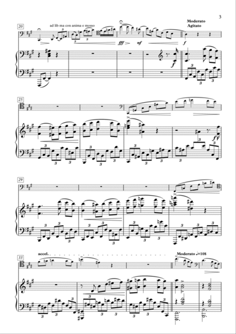 l'Adieu l'Adieu Chamber Music scores gallery preview page 3