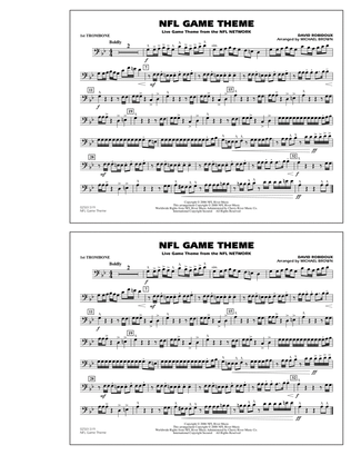 Book cover for NFL Game Theme - 1st Trombone